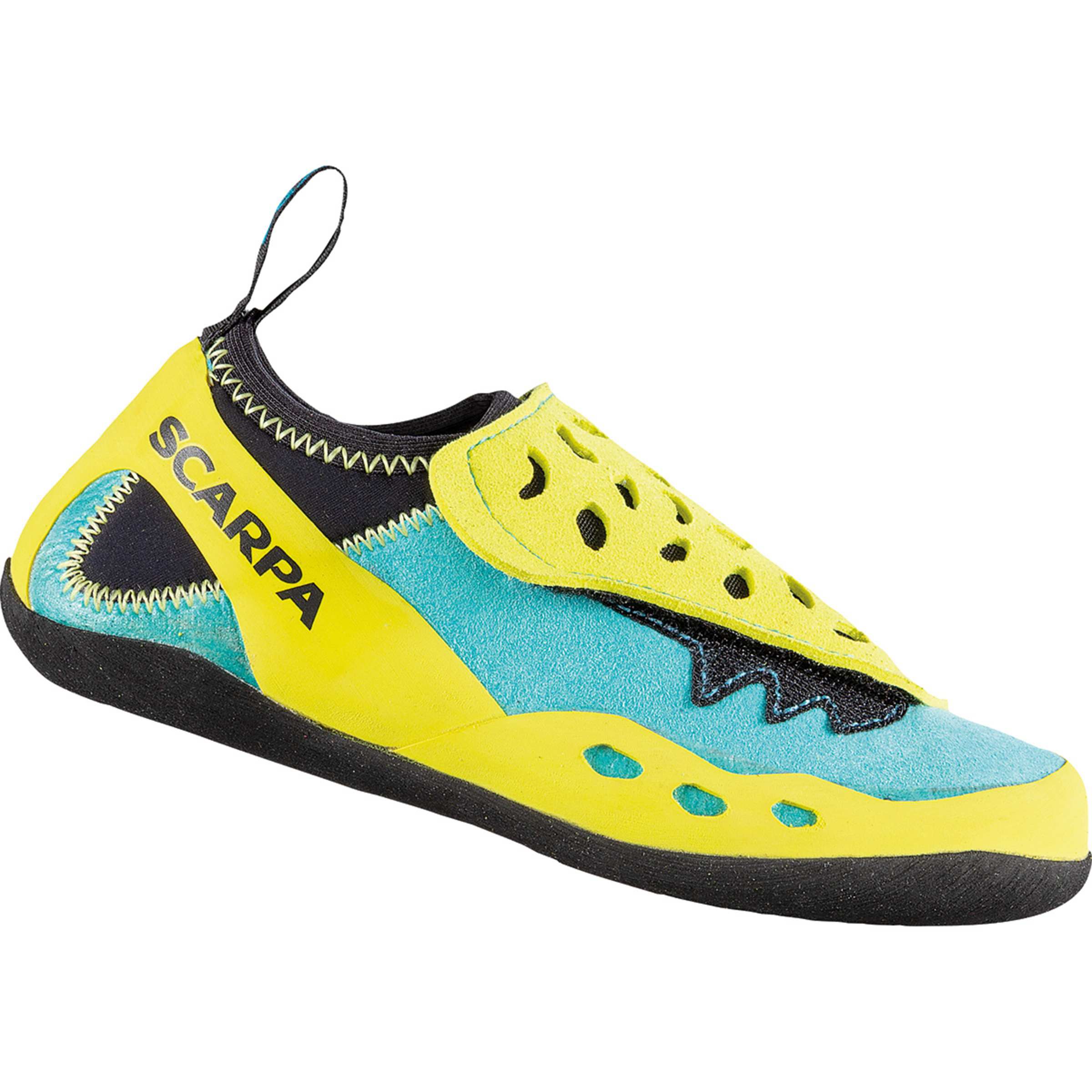 Scarpa Piki J Kletterschuhe Kinder Kletterschuhe gelb Größe 27 Bouldern | Sportklettern
