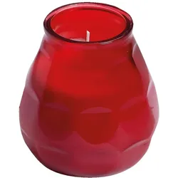 Bolsius Glaswindlicht Twilight rot - Brenndauer: ca 70 Stunden - 1 Stück