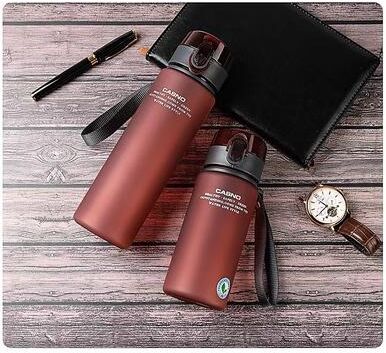 Uplifted Trends Leak Proof BPA Free Sports Water Bottle Perfect For Hiking And Outdoor Adventures red 560ml