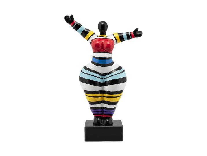 Handgefertigte Design Skulptur „Hommage an Niki de Saint Phalle“ 34 x 22 cm Multicolor Crea Collection
