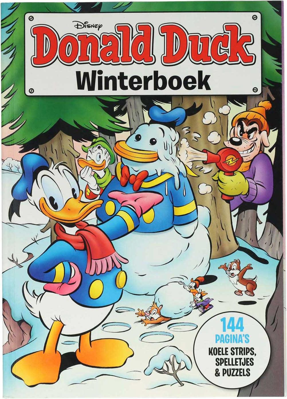 Donald Duck Winterboek Donald en de Sneeuwman