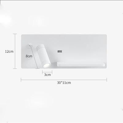 Uplift Picks Adjustable LED Reading Wall Lamp With Dual Charging b4 warm Light