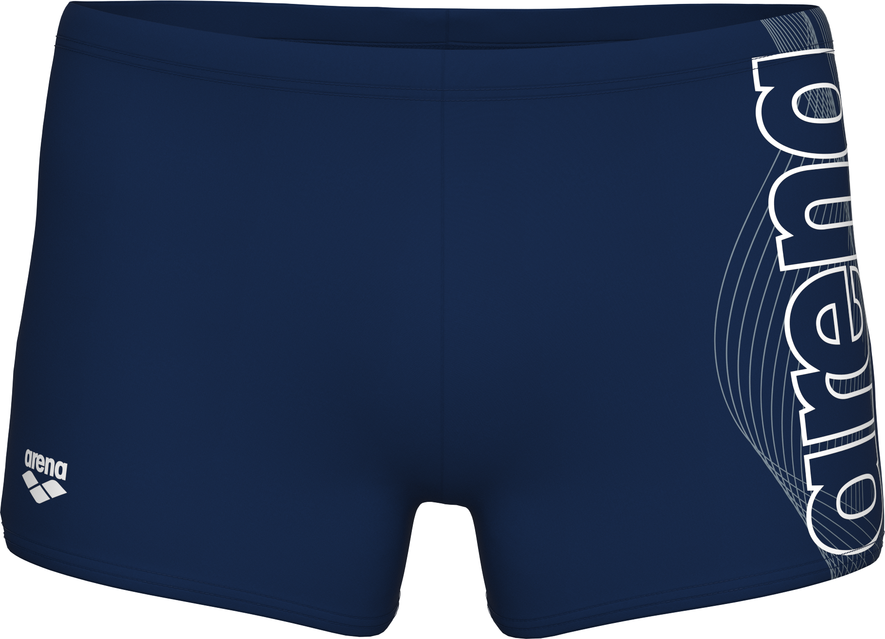 Badehose ARENA "MEN'S ARENA BASIC SWIM SHORT", Herren, Gr. 4 (S), N-Gr, blau (navy), Obermaterial: 80% Polyamid, 20% Elasthan, Badehosen Badehose navy 4 (S), N-Gr