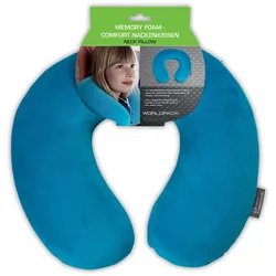 Worldpack Nackenkissen Memory Foam blau - 9