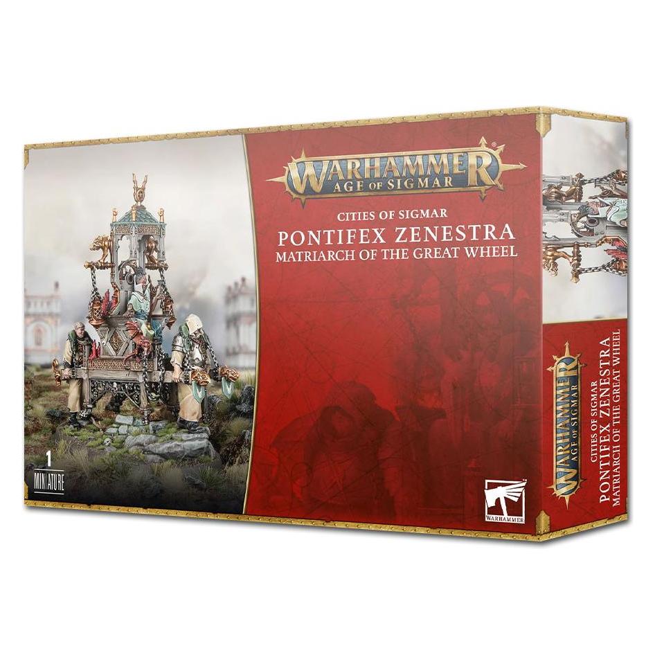 Games Workshop Warhammer AoS - Cities of Sigmar Pontife Zenestra, Matriarche de la Grande Roue (Kunststoff) (86-27)
