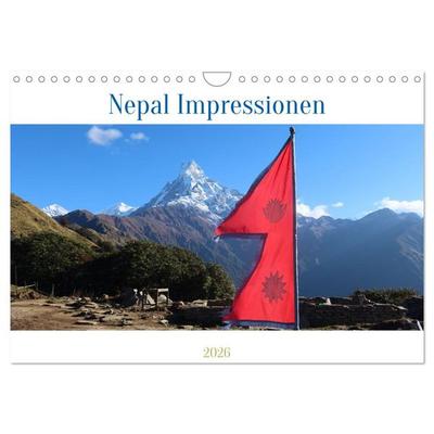 Nepal Impressionen (Wandkalender 2026 DIN A4 quer), CALVENDO Monatskalender
