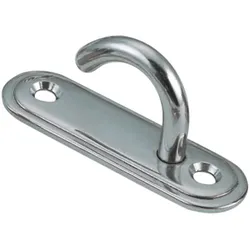 Hakenplatte, oval, A4, 9mm, 100x32mm