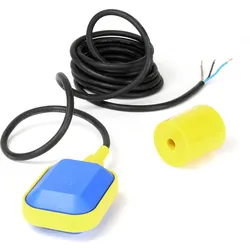 Wiltec, Zubehör Bewässerung, Schwimmerschalter Pumpe 230V 16A Tauchpumpen Pegelschalter 10m Kabel