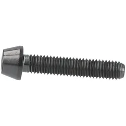 Titanschraube M5x25 konisch schwarz