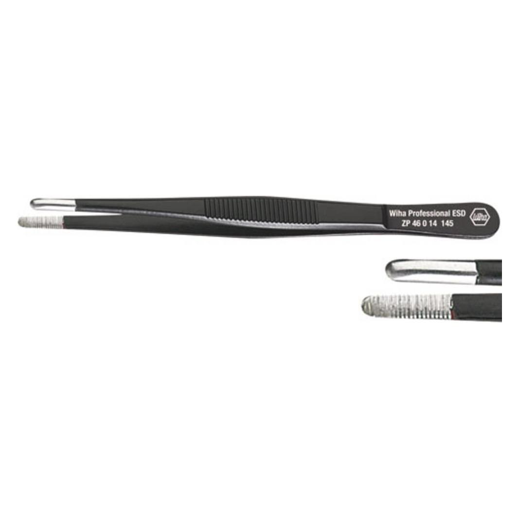 Wiha ESD-Pinzette Stumpf 145 mm 323 (32343)