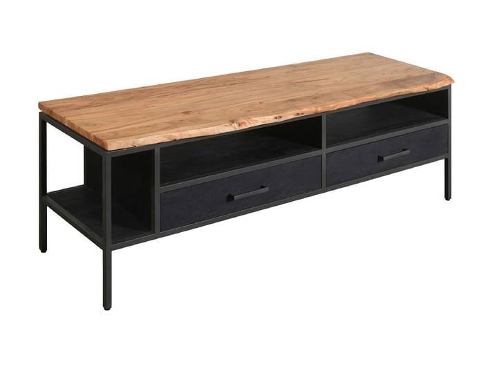 TV Board 160x58cm 'Kuba' Akazie mit Baumkante