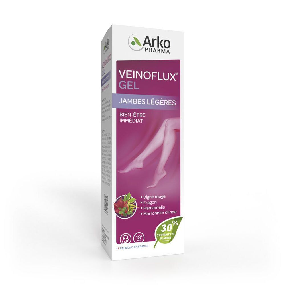 Veinoflux GEL Jambes Légères Bien Ëtre Immédiat - Gel pour les jambes. tube 150 ml
