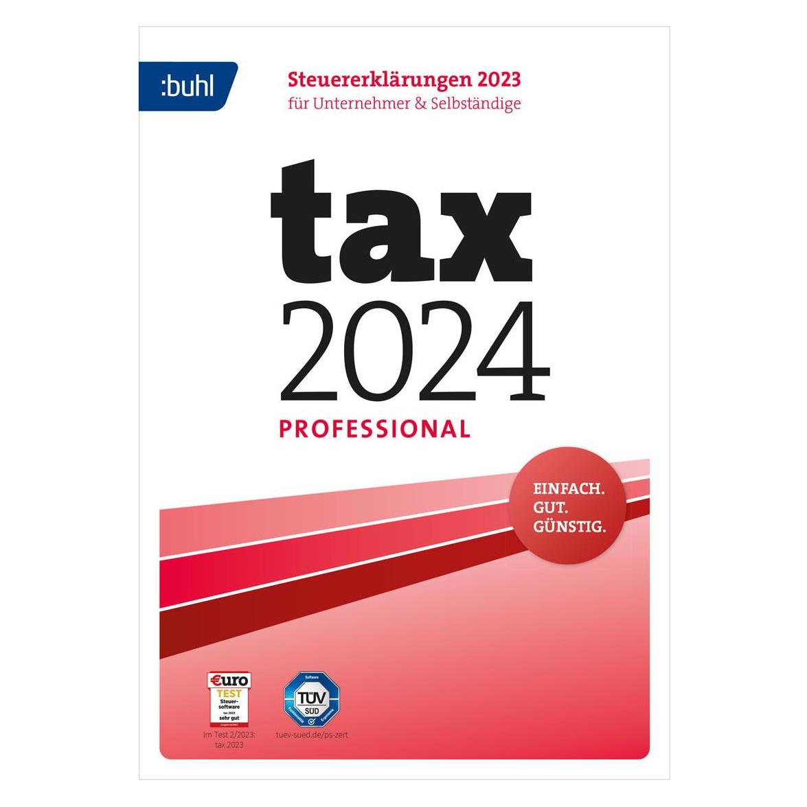 Buhl Data Service tax 2024 Professional Download Code (1 User, unbegrenzt) (DL42942-24)