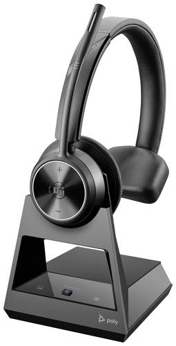 HP Poly Savi 7310-M Office-DECT On Ear Headset DECT Mono Schwarz Lautstärkeregelung, Mikrofon-Stummschaltung Computer