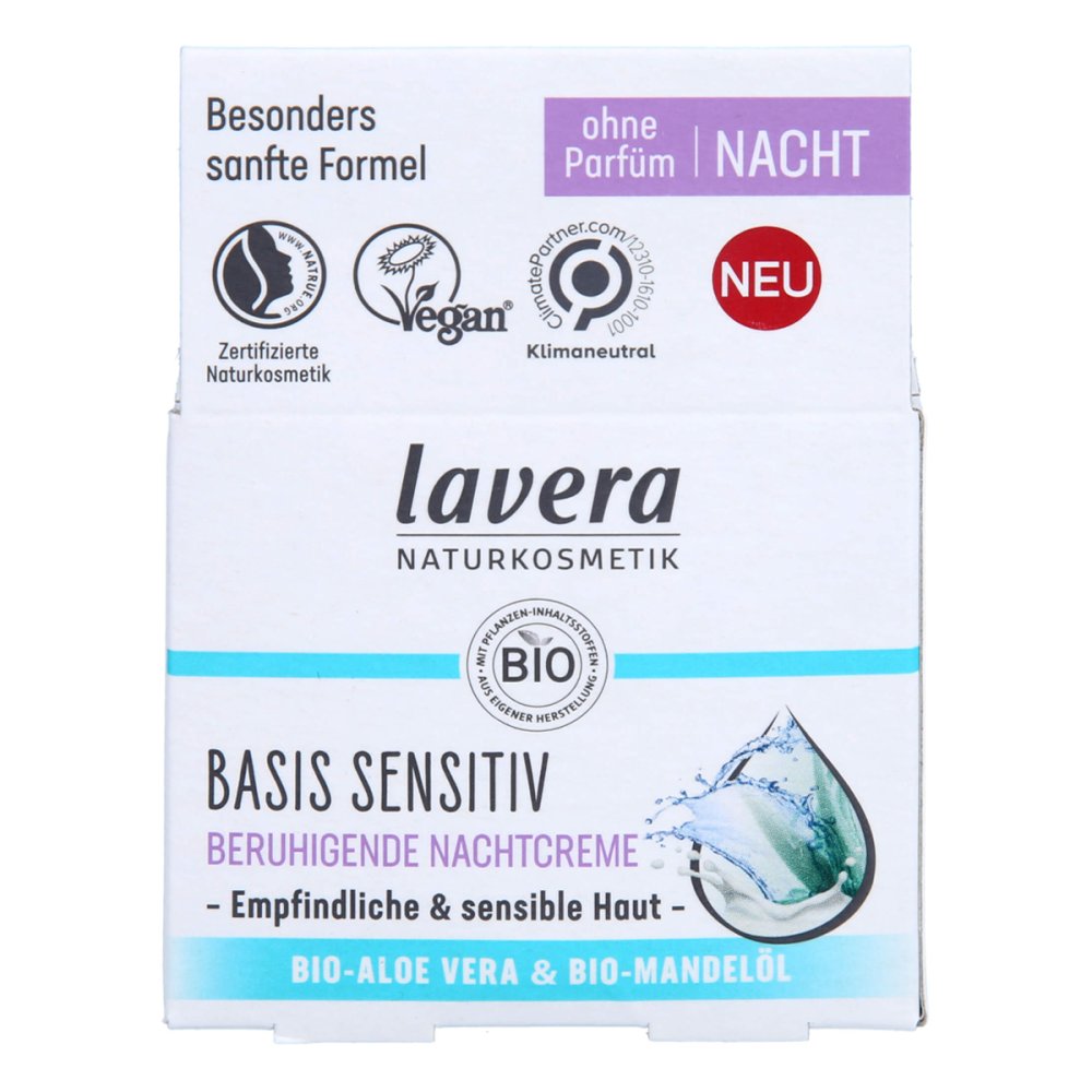LAVERANA GMBH & Co. KG Lavera Basis Sensitiv Ber.nachtcreme 17884569