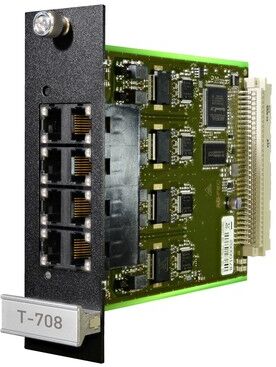 Agfeo HyperVoice AGFEO T-708 switch telefonico Nero, Verde (6101472)