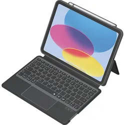 MW MW-300103 Klappetui, Tablet Tastatur, Schwarz