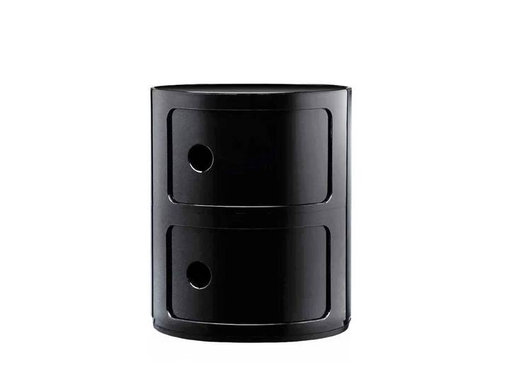 KARTELL table de chevet COMPONIBILI à deux éléments (Noir - ABS)