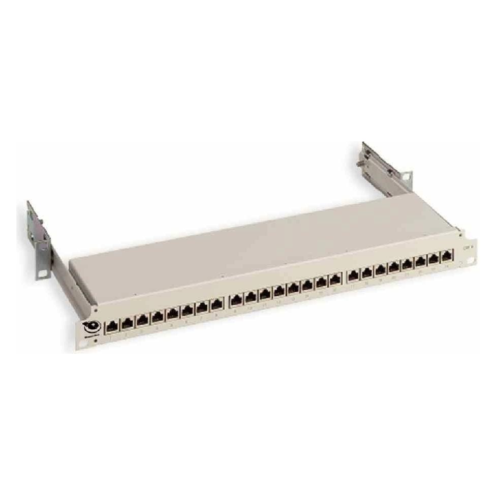Leviton Brand-Rex DNT Verteiler-19"WAEG6V 24f. 12448VB (WAEG6V 191U 24W CAT6 STP 7035)