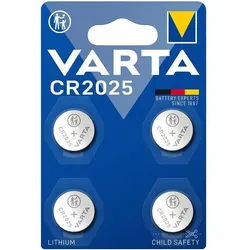 Varta 4er-Pack Knopfzellen »ELECTRONICS« CR2025