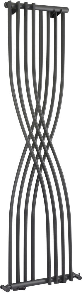 Nuie Xcite Vertical Designer Radiator Anthracite 1,775mm H