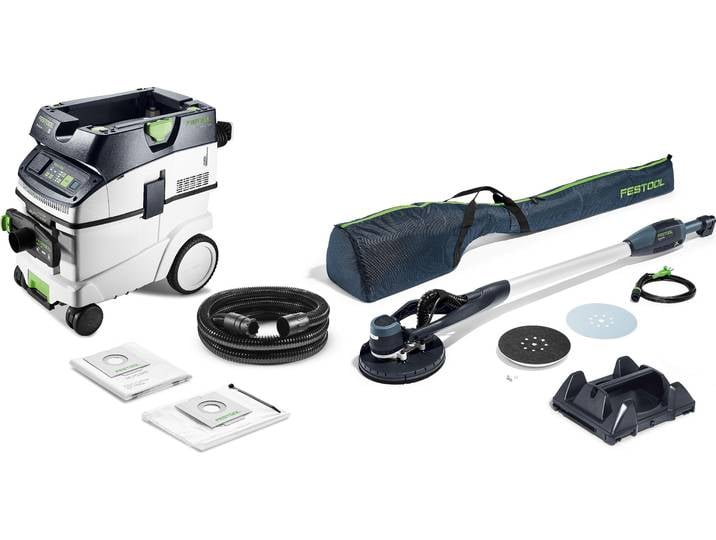Festool Ensemble ponceuse à col long et aspirateur PLANEX LHS-E 225/CTM 36-ensemble