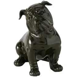 Dekofigur BULLY schwarz (BHT 20x32x37 cm) - schwarz - BHT 20x32x37 cm