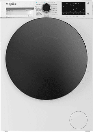 Lavadora secadora - Whirlpool WAD9636WSPT, 9 kg + 6 kg, Motor Inverter, Tecnología 6th Sense, Steam Refresh, Blanco