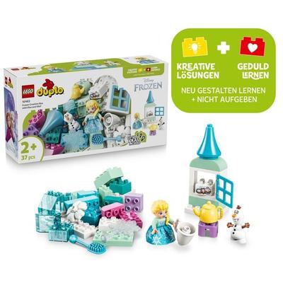 LEGO DUPLO | Disney 10462 Frozen Kreativbox mit Elsa und Olaf, Bauset mit 37 Bausteinen