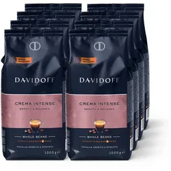 Tchibo - Davidoff Café Crema Intense - 8 x 1 kg Ganze Bohne - Intensität: 8/12