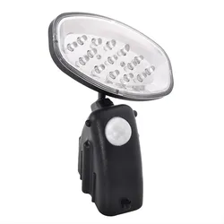 DEUBA® LED Solarlampe mit Bewegungsmelder Strahler Akku Panel Außenlampe Außenleuchte Wand Außen Garten