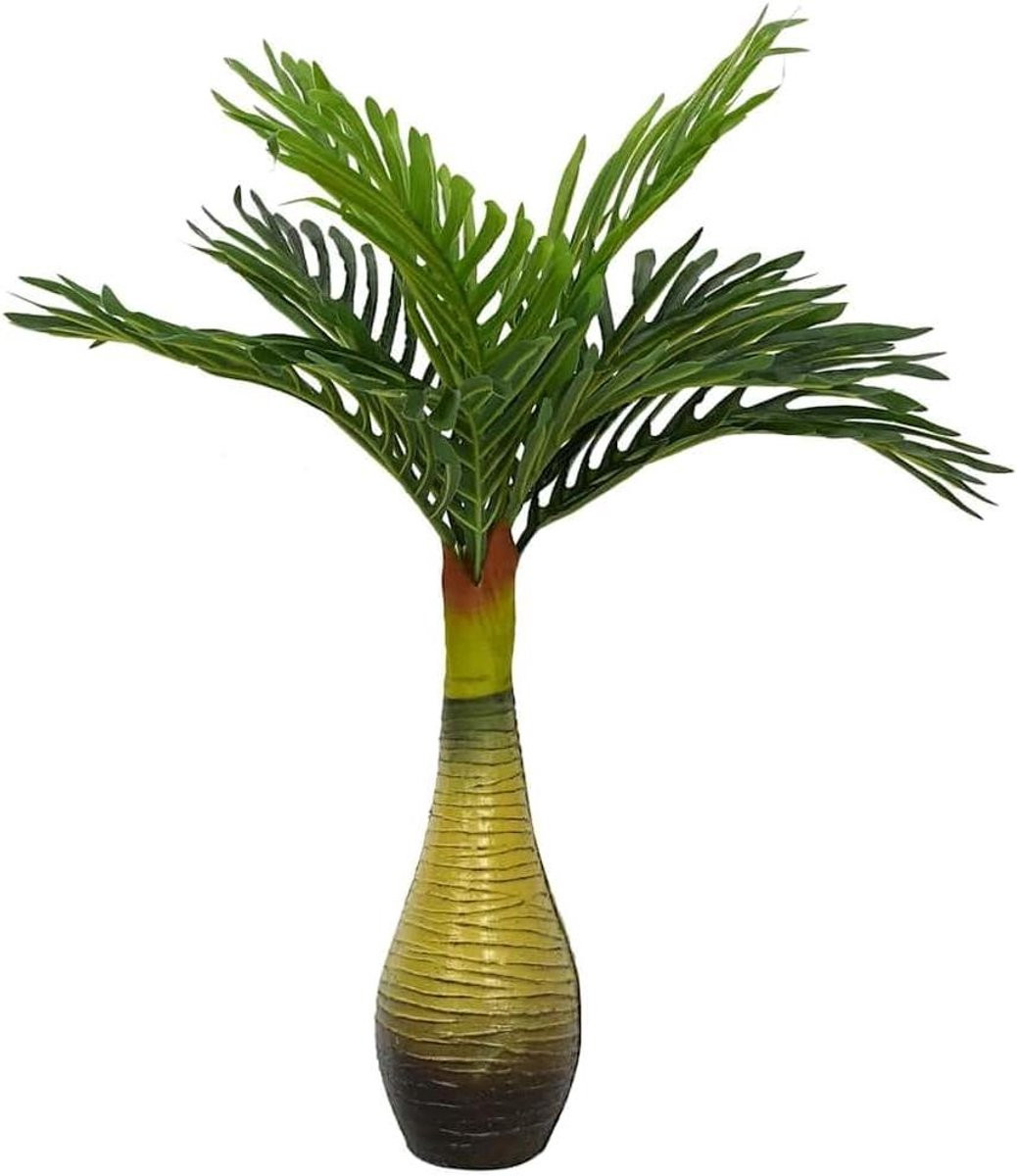Merkloze Kunstpalm in een pot - Groen - 70 cm