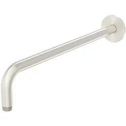 Wand-Duscharm aus satinierter Edelstahl, rostfrei und langlebig, ideal für Innen- und Außenbereiche – SINED.