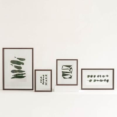 Urban Nature Culture Photo Frame Floating Double Walnut - Tan - Tan
