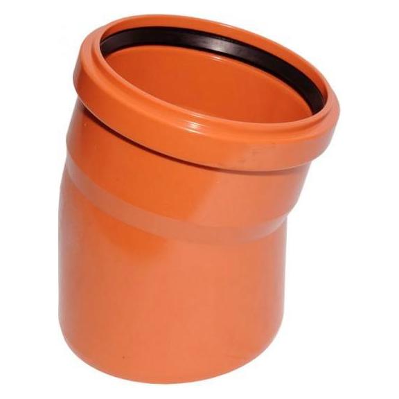 Wavin Outdoor sewer elbow, d, 160, 15 * (21421788)