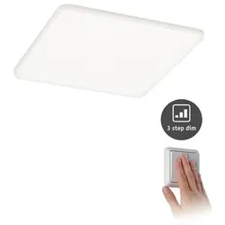 VariFit LED Einbaupanel 3-Step-Dim Veluna IP44 eckig 185x185mm 4000K Satin dimmbar