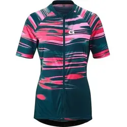 GONSO Damen Shirt Copedello Da-Radtrikot-1/2-FZ, Größe 36 in Blau Blau