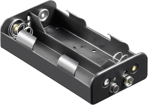 Goobay 11457 Batteriehalter 4x Baby (C) Druckknopfanschluss (L x B x H) 62.5 x 55.8 x 23.5mm