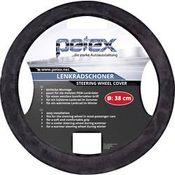 Petex Design 1108 Lenkradbezug TPE Schwarz 36 - 38 cm 433110804