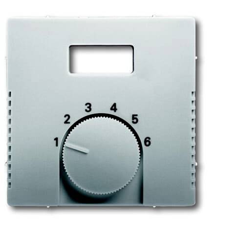 Busch-Jaeger Abdeckung Temperaturregler Pur Edelstahl Edelstahl 2CKA001710A3761 1St.