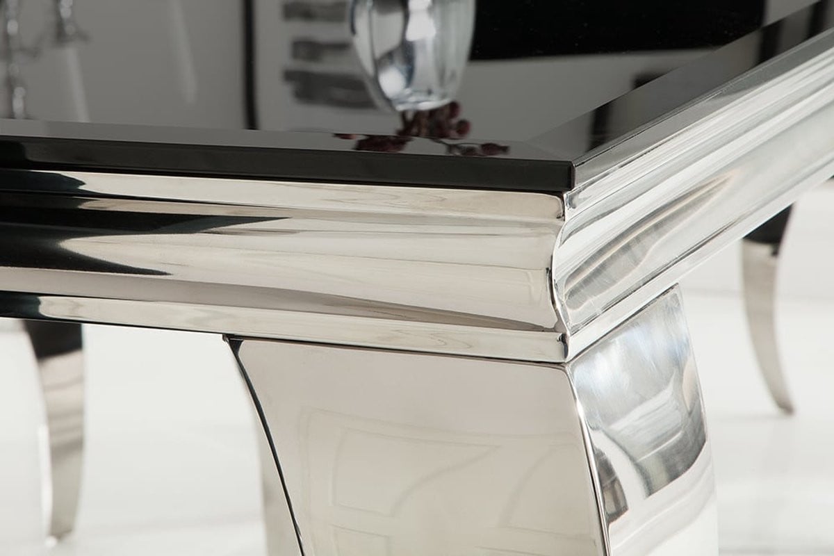 Invicta Interior Eettafel Modern Barok Zwart 200 cm