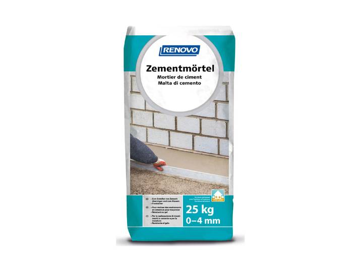 Renovo Zementmörtel 25kg 0-4 mm