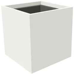 fm Büromöbel Pflanzengefäß »Oldenburg« 38/40 cm weiß, 38 cm