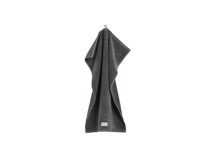 Handtuch GANT Handtuch Premium Towel 1er Pack , grau (dunkelgrau), 1 Stk., Handtücher, Handtuch
