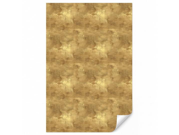 OnlyWow Tapete - Industriell - Textur - Gold - 200x300 cm, Goldfarben, Papier, Rechteckig, 200x300 cm, Tapeten & Wandverkleidungen, Vliestapeten