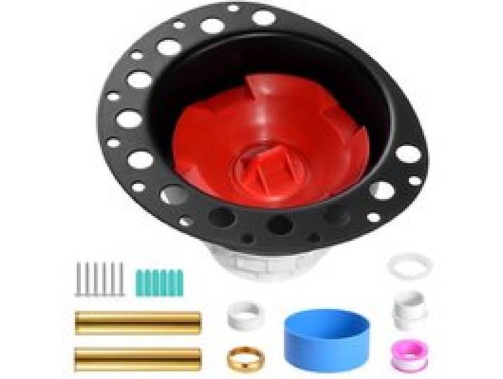 VEVOR PVC-afvoerset voor vrijstaande badkuipen, ruwbouwset voor badkuipafvoer, met PVC-adapter voor afvoerfitting, compatibel met vrijstaande badkuipen, staande badkuipen en eilandbaden
