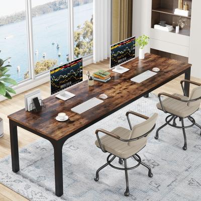 BLUEBELL 78.7 Inches Extra Long Computer Desk 2 Person Desk Large Writing Desk