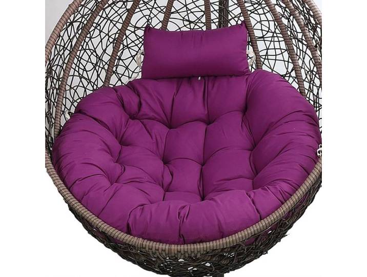 Coussin Chaise Suspendue Balançoire Appui-Tête Lavable - Hammock Siège Panier Ø100cm