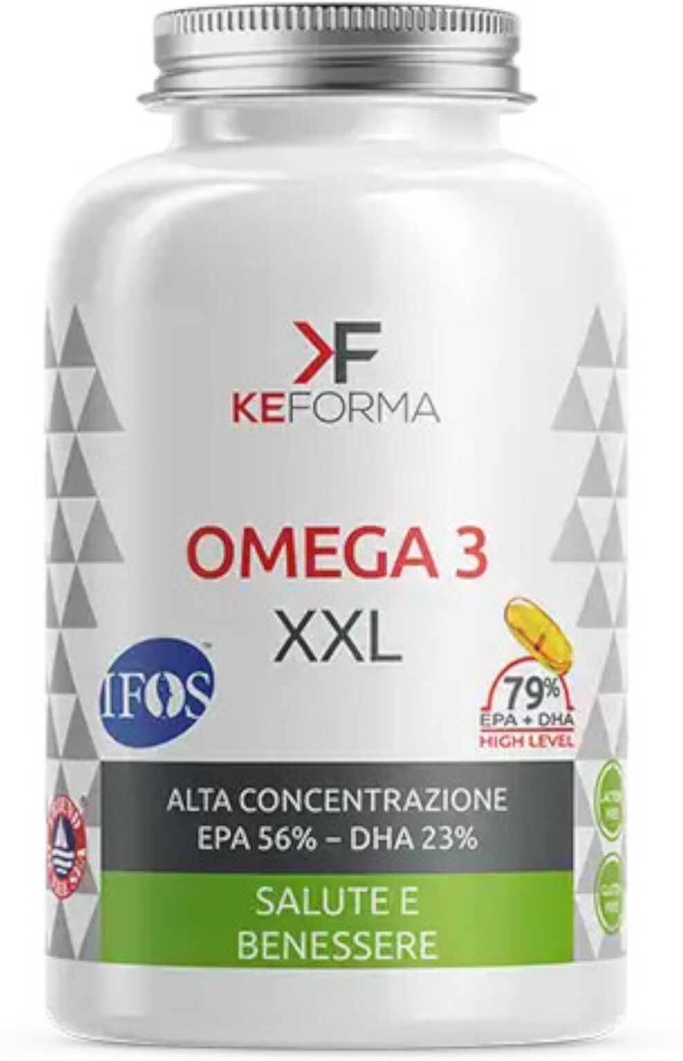 KEFORMA Omega 3 Xxl Veg 60 Perle 