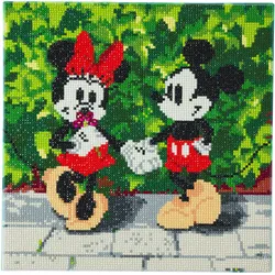Craft Buddy Minnie and Mickey, 30x30cm Crystal Art Kit